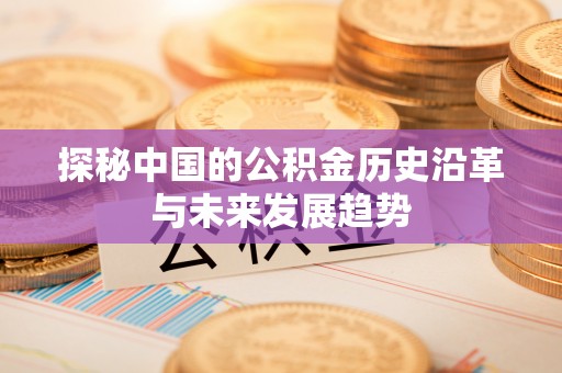 唐山探秘中国的公积金历史沿革与未来发展趋势