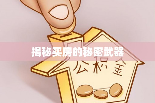 唐山揭秘买房的秘密武器