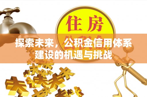 唐山探索未来，公积金信用体系建设的机遇与挑战